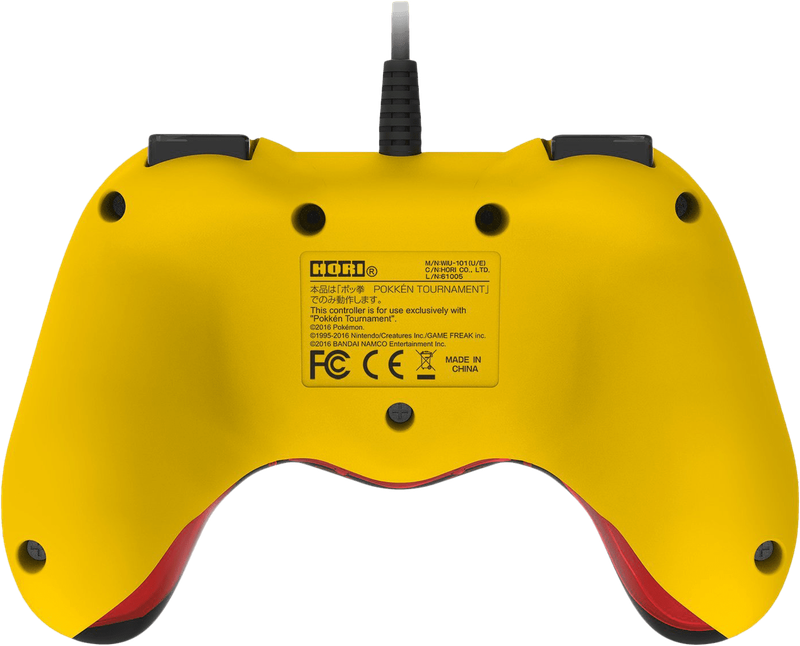 HORI Pokken Tournament Pro Pad / Controller - Pikachu Edition (Wii U)(New) - HORI 1000G