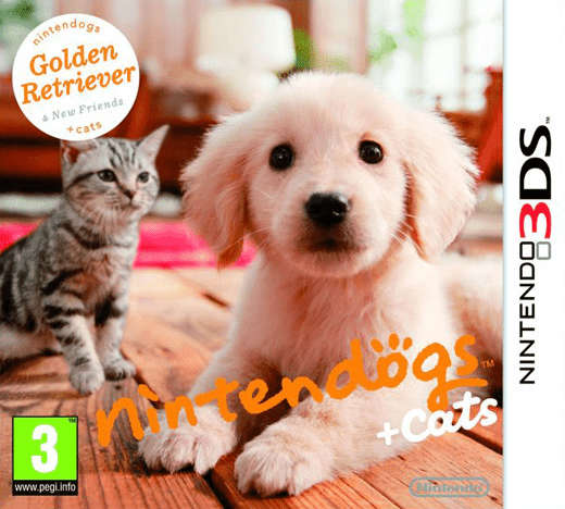 Nintendogs + Cats: Golden Retriever & New Friends (3DS)(Pwned) - Nintendo 110G