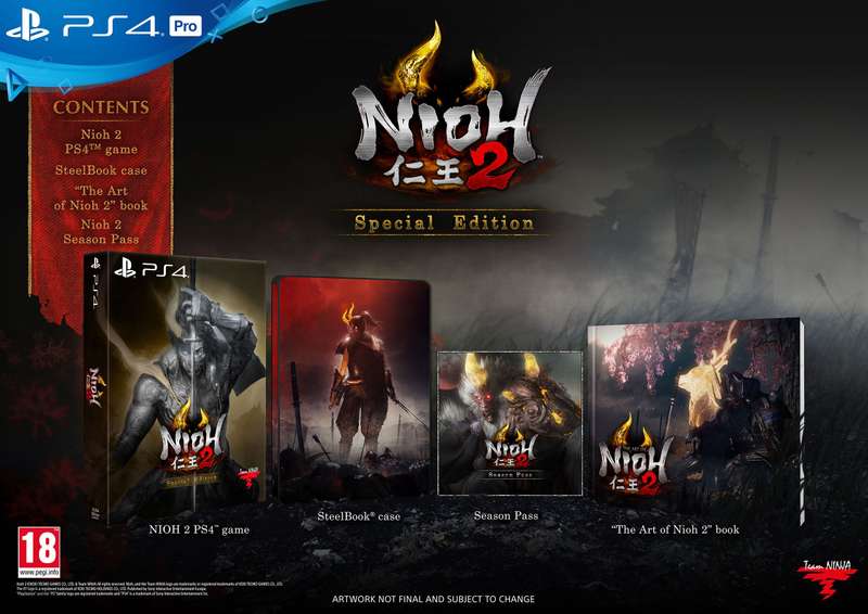Nioh 2 - Special Edition (PS4)(New) - Tecmo Koei 500G