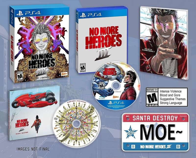 No More Heroes III - Day 1 Edition (NTSC/U)(PS4)(New) - Marvelous Games 250G