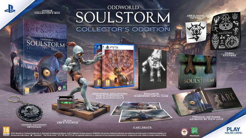 Oddworld: Soulstorm - Collector's Oddition (PS5)(New) - Microids 2800G