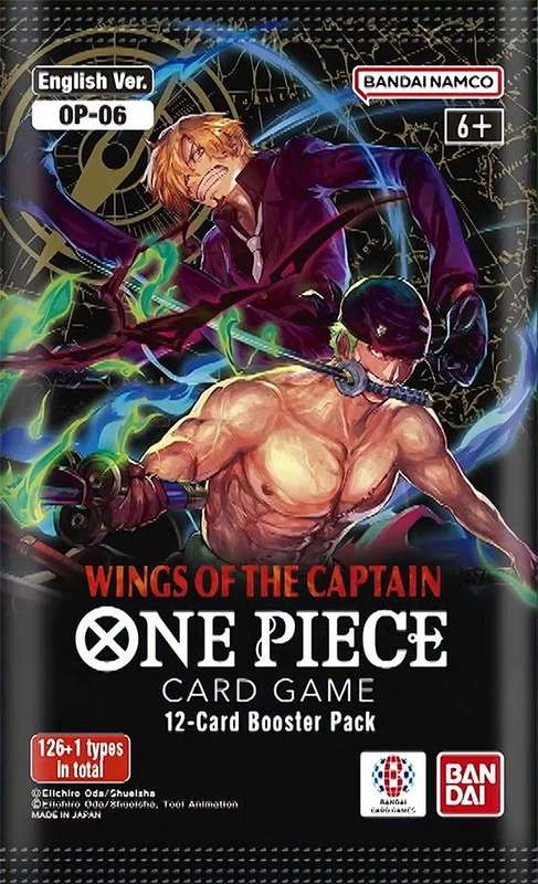 One Piece TCG: Wings of the Captain Booster Pack (New) - Namco Bandai Games 50G