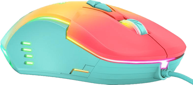 Onikuma CW902 RGB Gaming Mouse - Red / Orange / Green (PC)(New) - Onikuma 600G