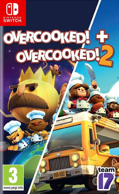 Overcooked!: Special Edition + Overcooked! 2 (NS / Switch)(New) - Team17 Digital Limited 100G