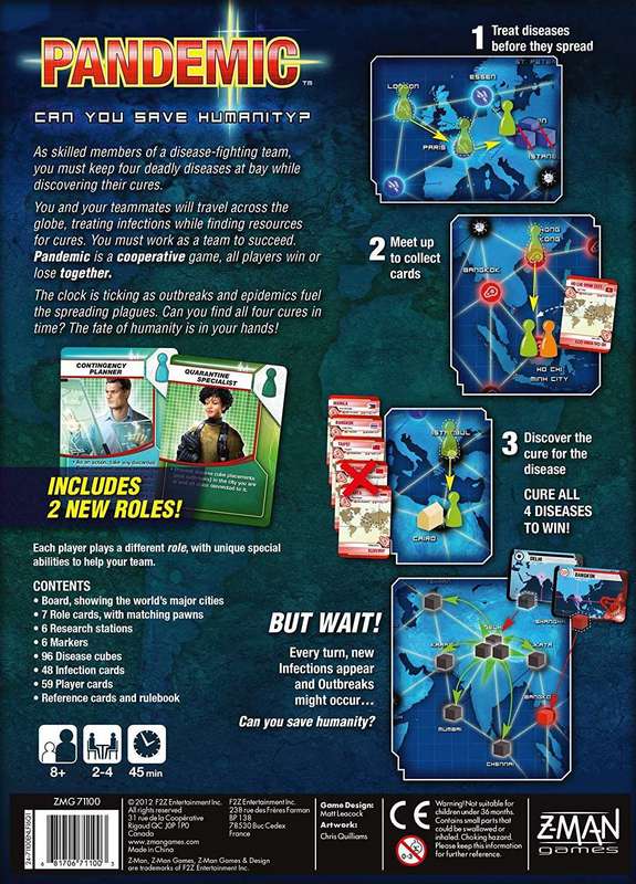 Pandemic (New) - Z-Man Games 1000G