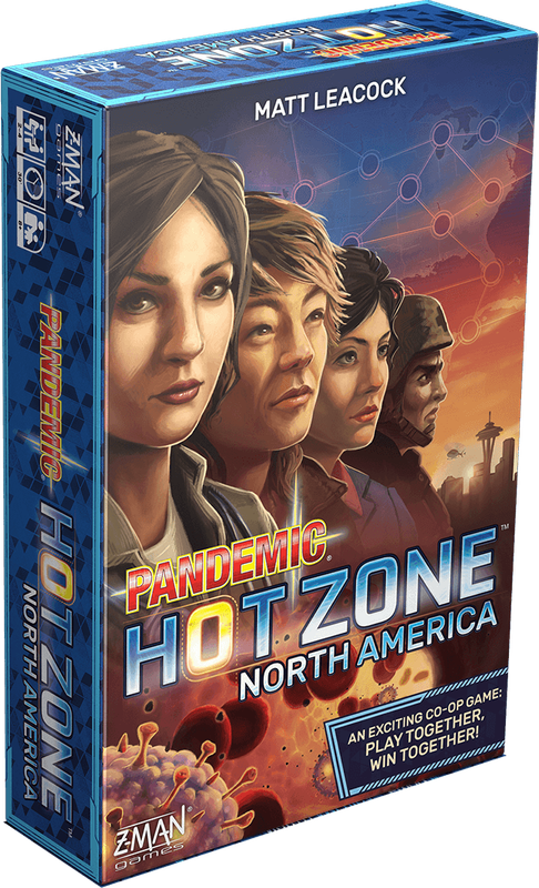 Pandemic: Hot Zone - North America (New) - Z-Man Games 650G