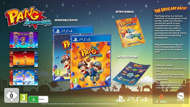 Pang Adventures - Buster Edition (PS4)(New) - Meridiem Games 90G