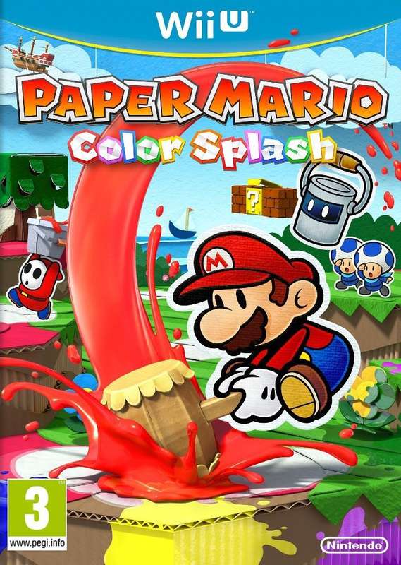 Paper Mario: Color Splash (Wii U)(New) - Nintendo 130G
