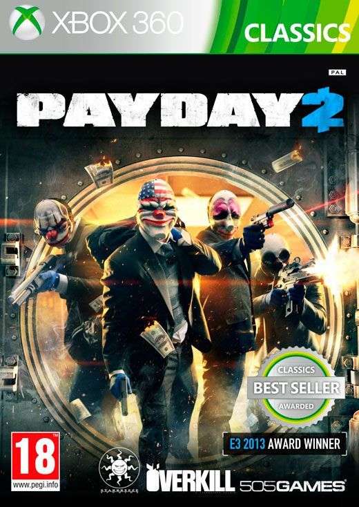 Payday 2 - Classics (Xbox 360)(Pwned) - 505 Games 130G