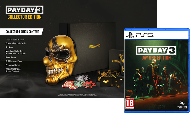 Payday 3 - Collector's Edition (PS5)(New) - Deep Silver (Koch Media) 2500G