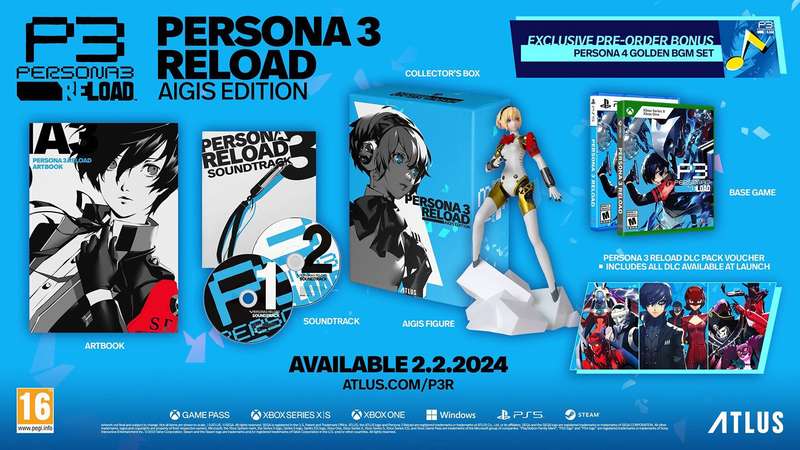 Persona 3: Reload - Aigis Collector's Edition (Xbox Series)(New) - SEGA 5000G