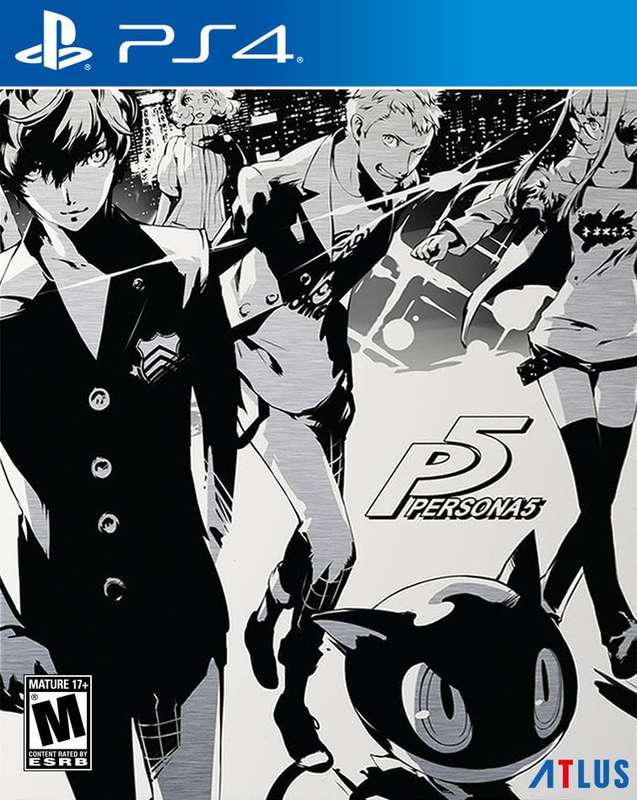 Persona 5 - Steelbook Launch Edition (NTSC/U)(PS4)(New) - Deep Silver (Koch Media) 250G