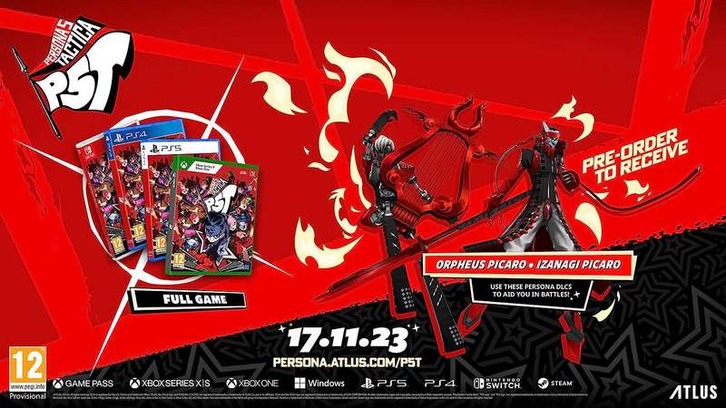 Persona 5: Tactica (PS4)(New) - SEGA 90G
