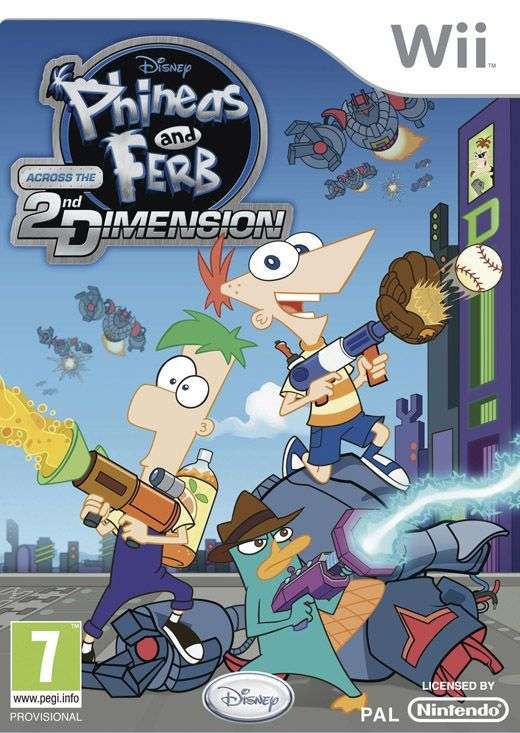 Phineas and Ferb: Across the 2nd Dimension (Wii)(Pwned) - Disney Interactive Studios 130G