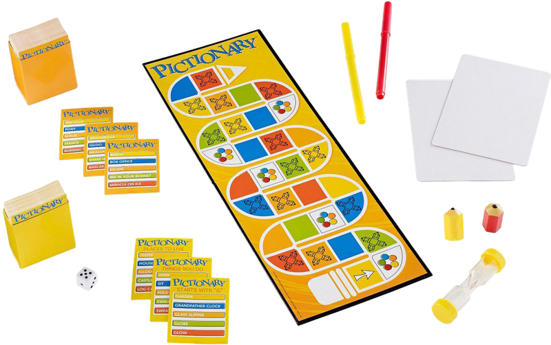 Pictionary - The Board Game (New) - Mattel Games 1000G