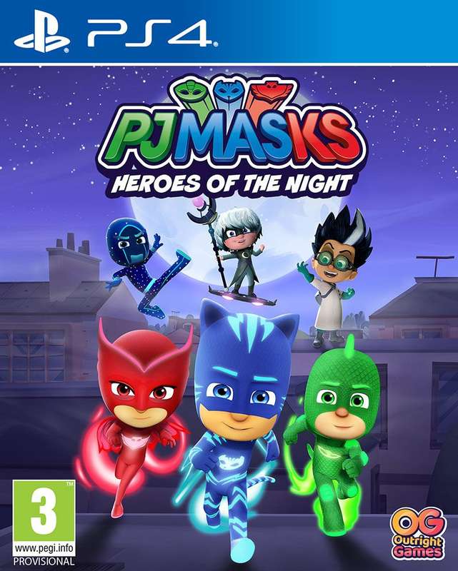 PJ Masks: Heroes of the Night (PS4)(New) - Outright Games 90G