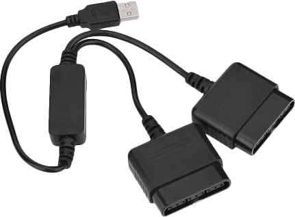 PlayStation 2 Dual Controller to USB Adapter - Generic (PC / PS3)(New) - Various 100G