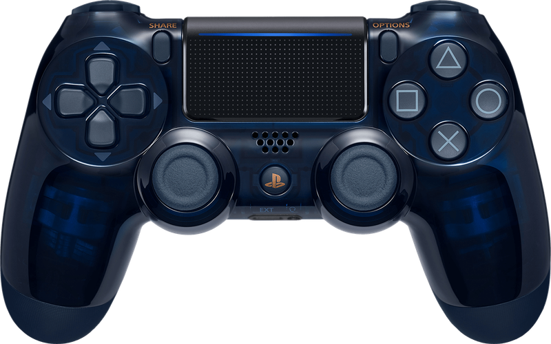 PlayStation 4 DualShock 4 Controller v2 - Translucent Blue 500 Million Limited Edition (PS4)(New) -