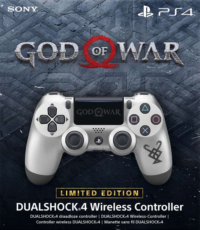 PlayStation 4 DualShock 4 Controller v2 - God of War Limited Edition (PS4)(New) - Sony (SIE / SCE)