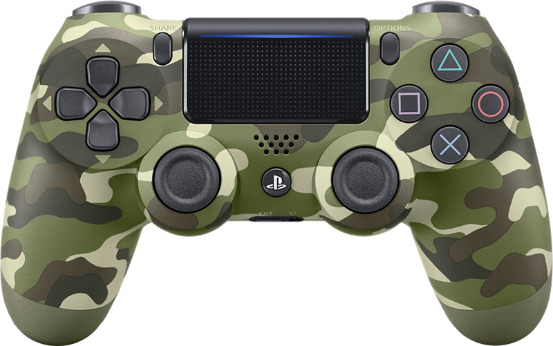 PlayStation 4 DualShock 4 Controller v2 - Green Camouflage (PS4)(New) - Sony (SIE / SCE) 950G
