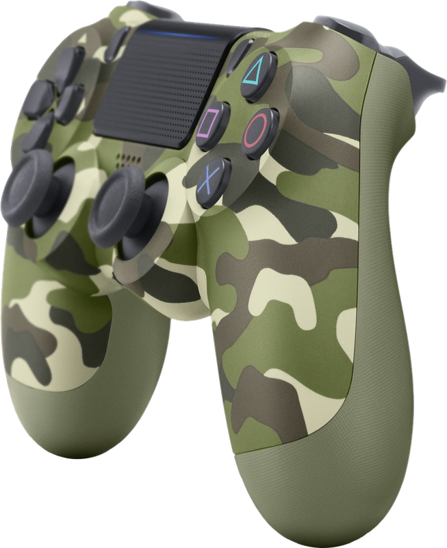 PlayStation 4 DualShock 4 Controller v2 - Green Camouflage (PS4)(New) - Sony (SIE / SCE) 950G