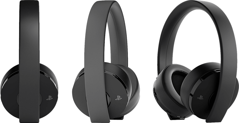 PlayStation 4 Gold Wireless Headset - Black (PS4 / PS3 / PS Vita)(Pwned) - Sony (SIE / SCE) 1500G