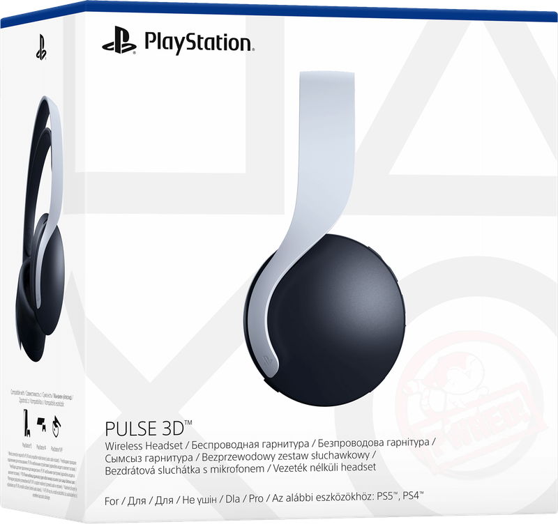 PlayStation 5 Pulse 3D Wireless Headset - Glacier White (PS4 / PS5)(New) - Sony (SIE / SCE) 2000G