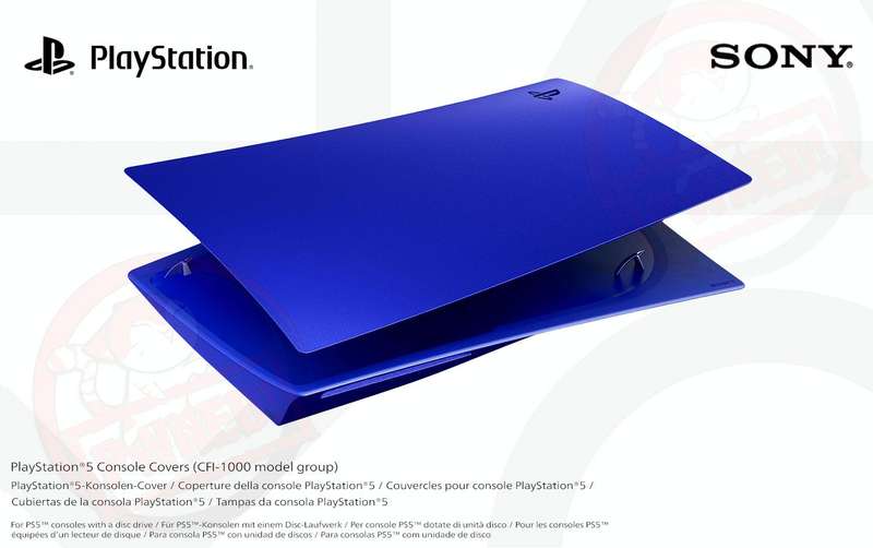 PlayStation 5 Console Cover - Cobalt Blue (PS5)(New) - Sony (SIE / SCE) 1500G