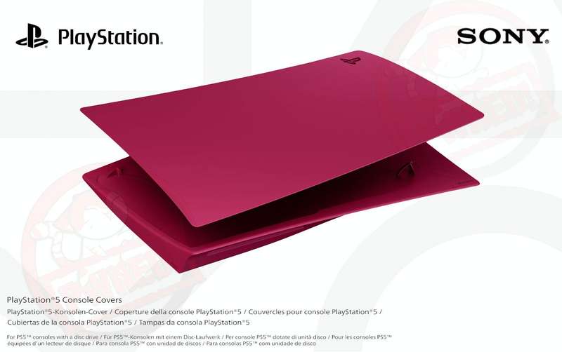 PlayStation 5 Console Cover - Cosmic Red (PS5)(New) - Sony (SIE / SCE) 1500G
