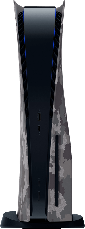 PlayStation 5 Console Cover - Grey Camouflage (PS5)(New) - Sony (SIE / SCE) 1500G