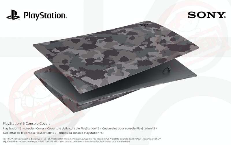 PlayStation 5 Console Cover - Grey Camouflage (PS5)(New) - Sony (SIE / SCE) 1500G