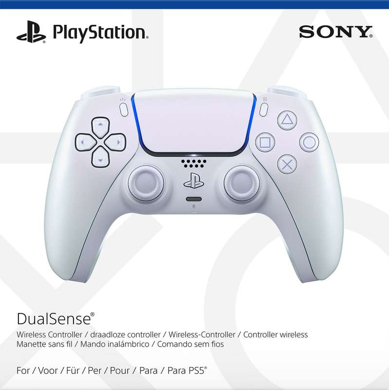 PlayStation 5 DualSense Controller - Chroma Pearl (PS5)(New) - Sony (SIE / SCE) 1000G