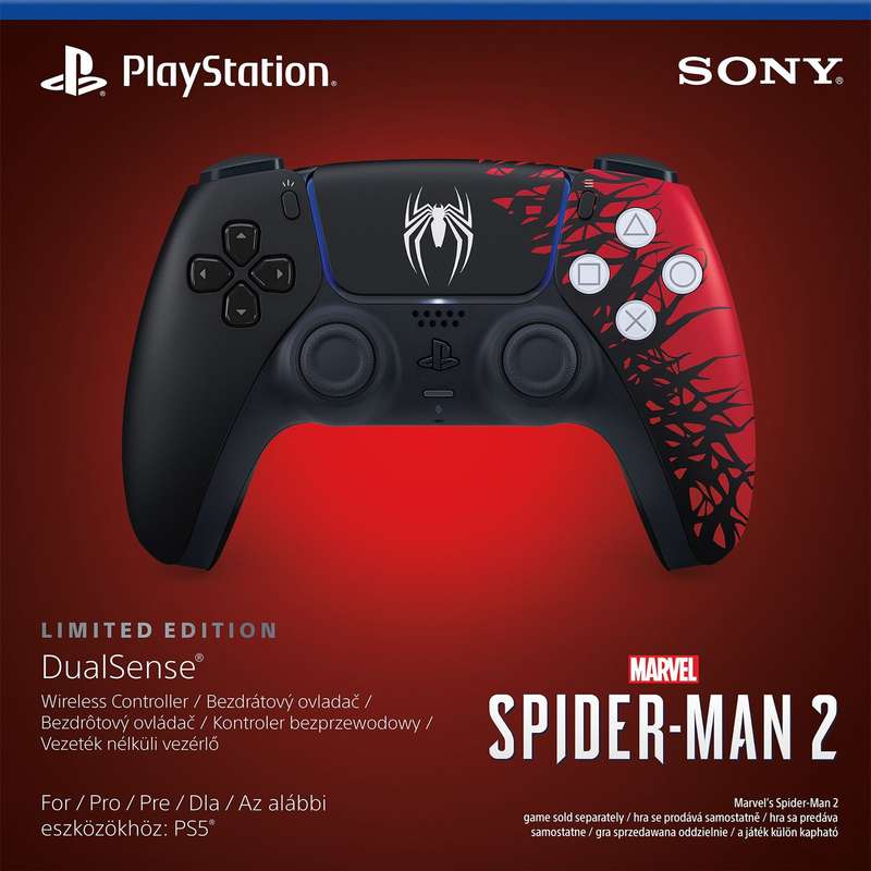 PlayStation 5 DualSense Controller - Spider-Man 2 Limited Edition (PS5)(New) - Sony (SIE / SCE)