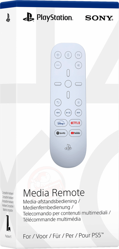 PlayStation 5 Media Remote - Glacier White (PS5)(New) - Sony (SIE / SCE) 250G