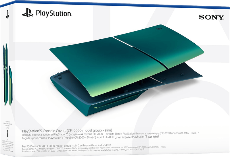PlayStation 5 Slim Console Cover - Chroma Teal (PS5)(New) - Sony (SIE / SCE) 1500G