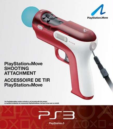 PlayStation Move Gun / Shooting Attachment (PS3)(New) - Sony (SIE / SCE) 500G