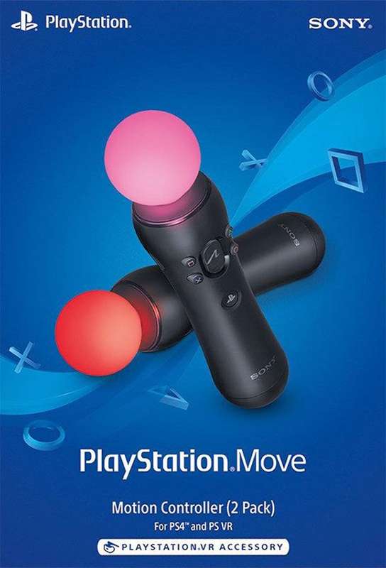 PlayStation Move Motion Controller v1 - 2 Pack (PS3 / PS4)(Pwned) - Sony (SIE / SCE) 800G