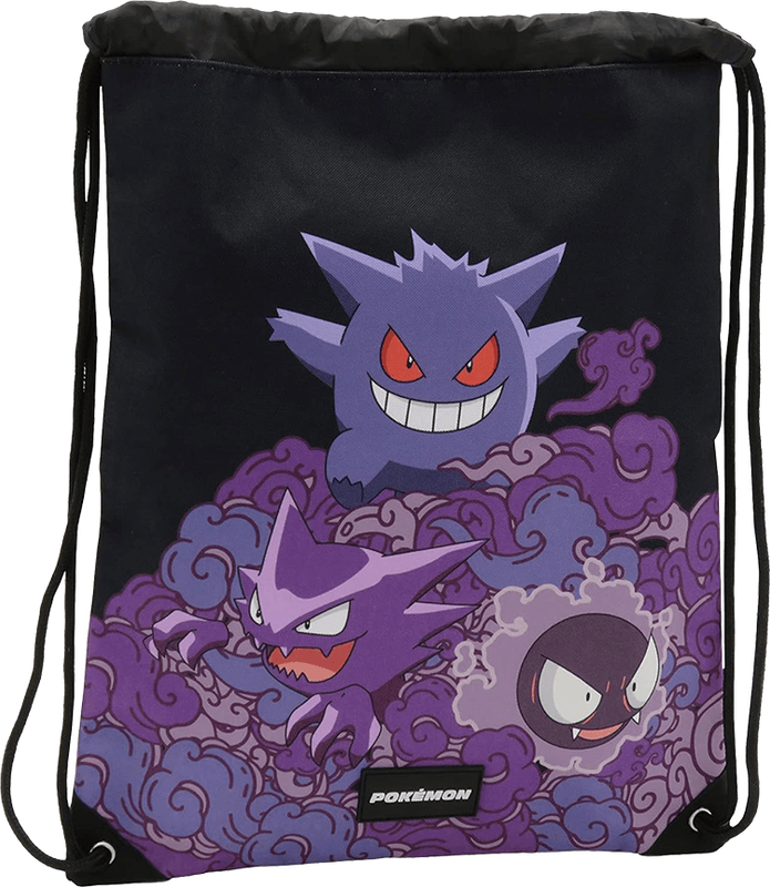 Pokemon: Gengar Drawstring Backpack - 43cm (New) - CYP Brands 200G