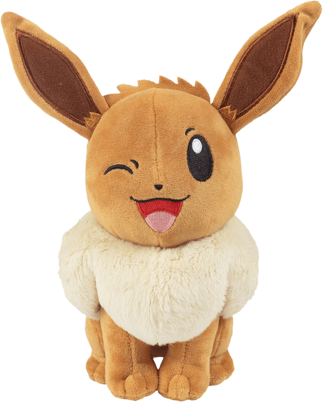 Pokemon: 8'' Eevee Plush (New) - Jazwares 250G