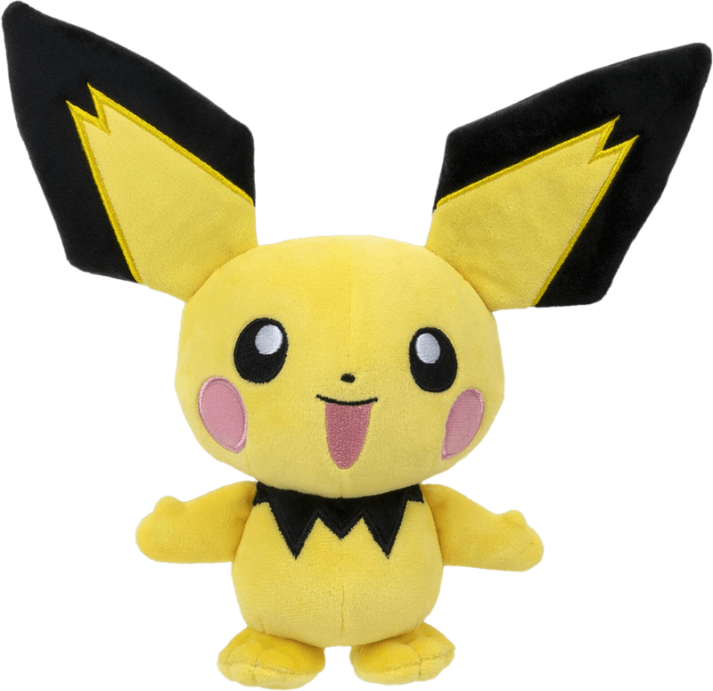 Pokemon: 8'' Pichu Plush (New) - Jazwares 250G