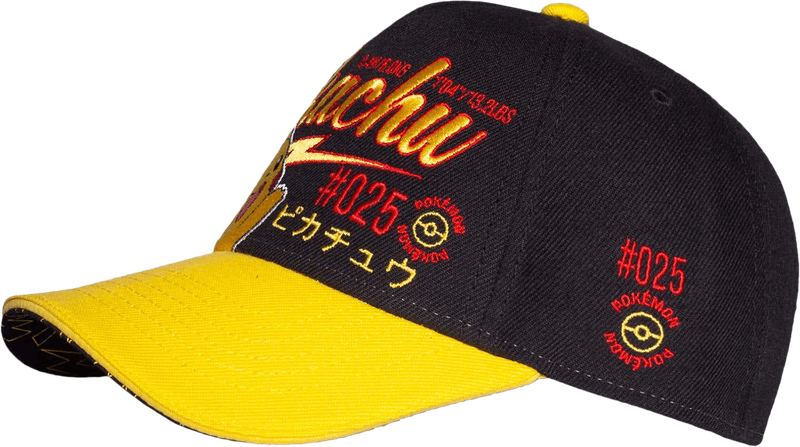Pokemon Snapback Cap - Pikachu #025 (New) - Bioworld / Difuzed 150G