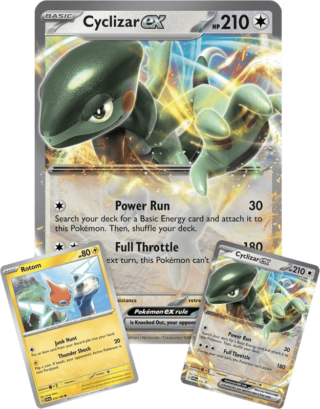 Pokemon TCG: Cyclizar ex Box (New) - The Pokemon Company 500G