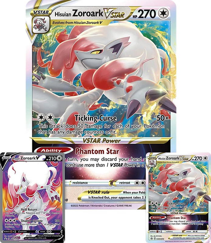 Pokemon TCG: Hisuian Zoroark VSTAR Premium Collection (New) - The Pokemon Company 500G
