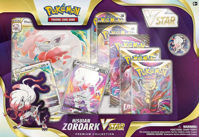 Pokemon TCG: Hisuian Zoroark VSTAR Premium Collection (New) - The Pokemon Company 500G