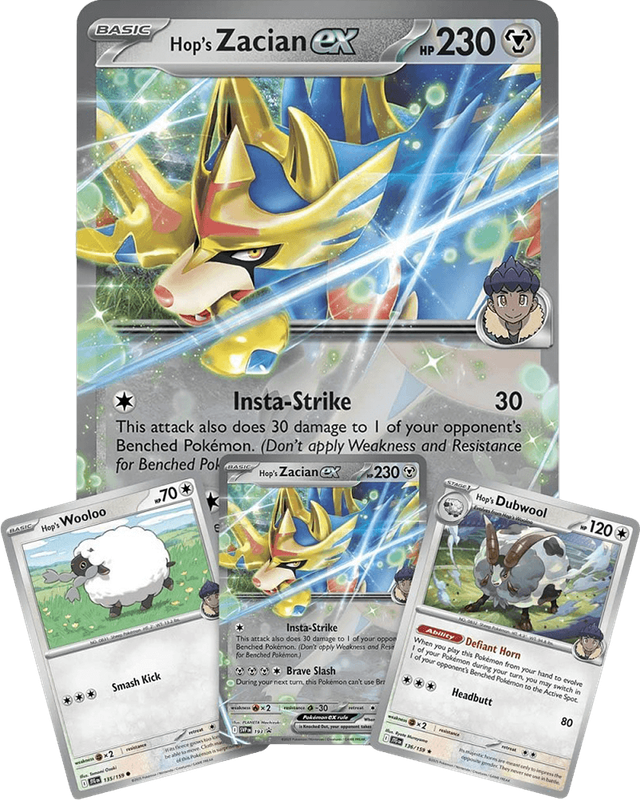 Pokemon TCG: Hop's Zacian ex Box (New) - The Pokemon Company 750G