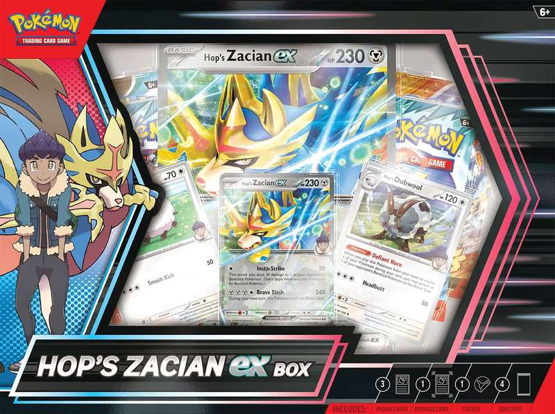 Pokemon TCG: Hop's Zacian ex Box (New) - The Pokemon Company 750G