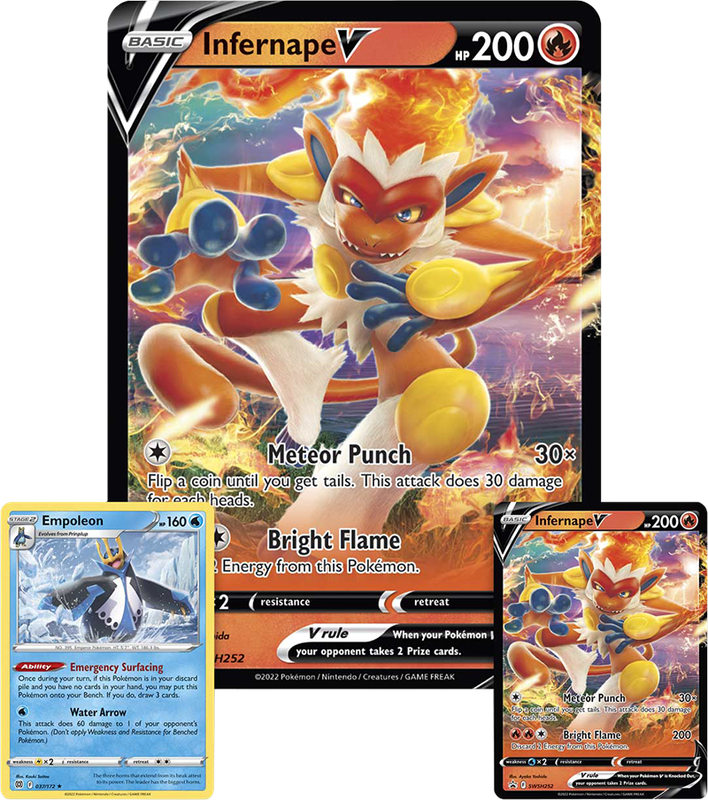 Pokemon TCG: Infernape V Box (New) - The Pokemon Company 500G