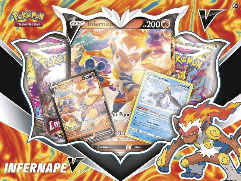 Pokemon TCG: Infernape V Box (New) - The Pokemon Company 500G