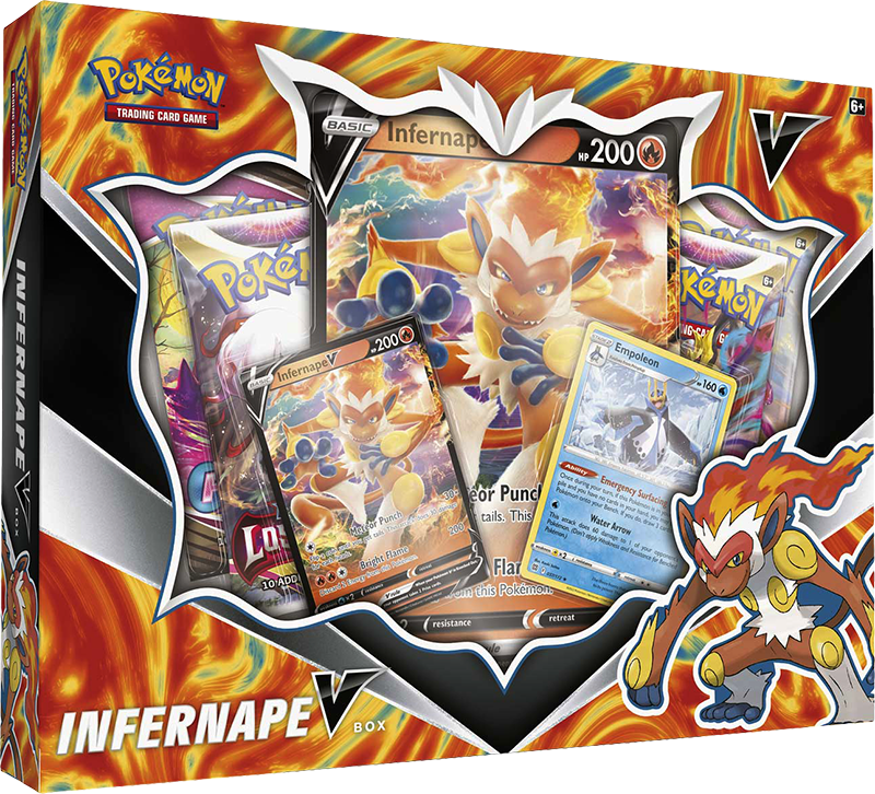 Pokemon TCG: Infernape V Box (New) - The Pokemon Company 500G