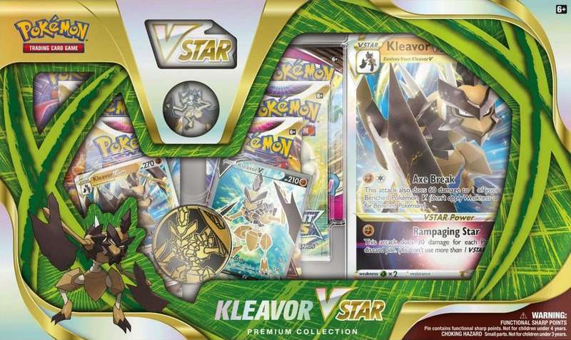 Pokemon TCG: Kleavor VSTAR Premium Collection (New) - The Pokemon Company 500G